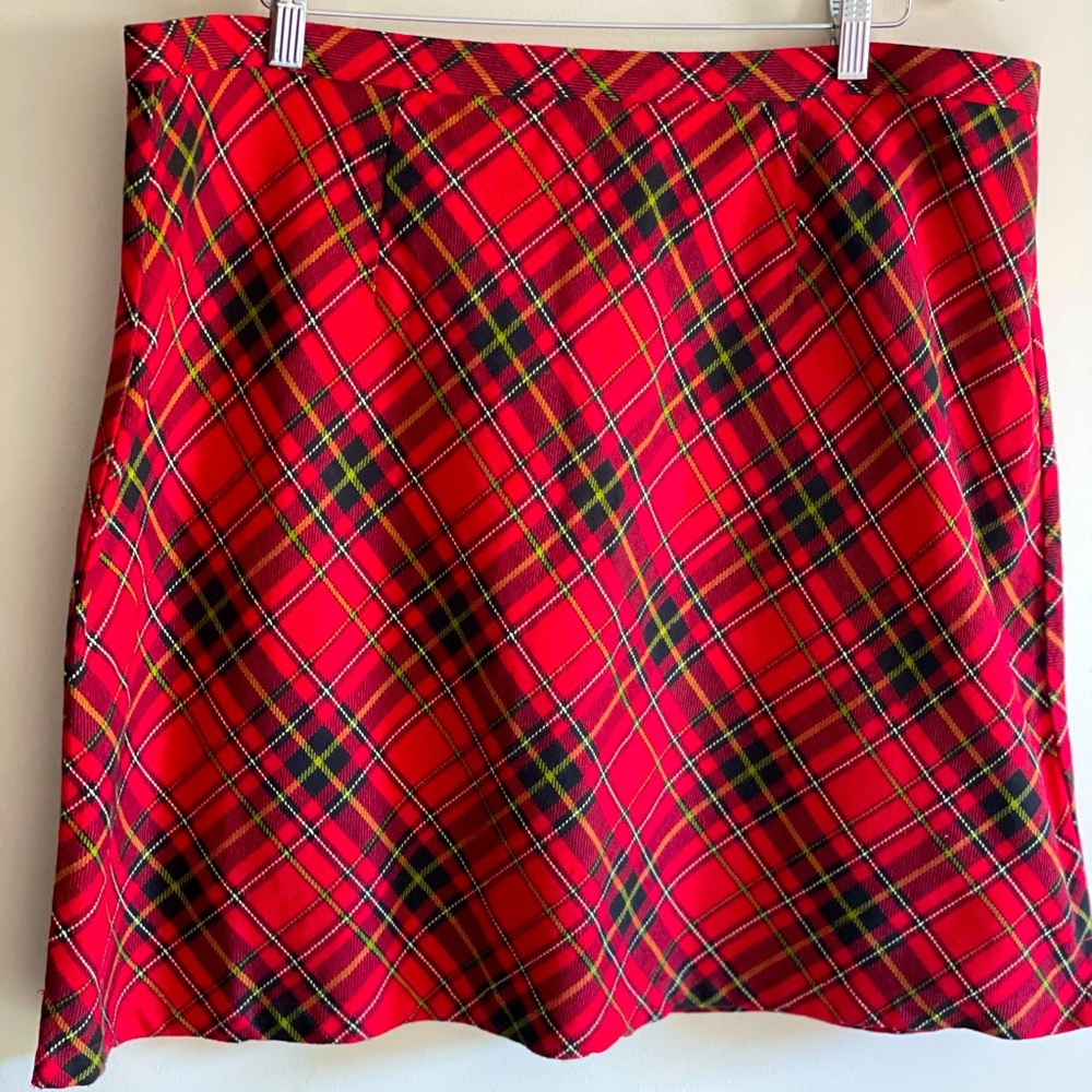 Carolina Colours Plus Size 22UK/US 18-20 plaid skirt